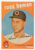 1959 Topps Baseball Cards      283A    Russ Heman GB